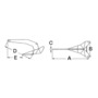 LEWMAR Delta® zinc-plated steel anchor